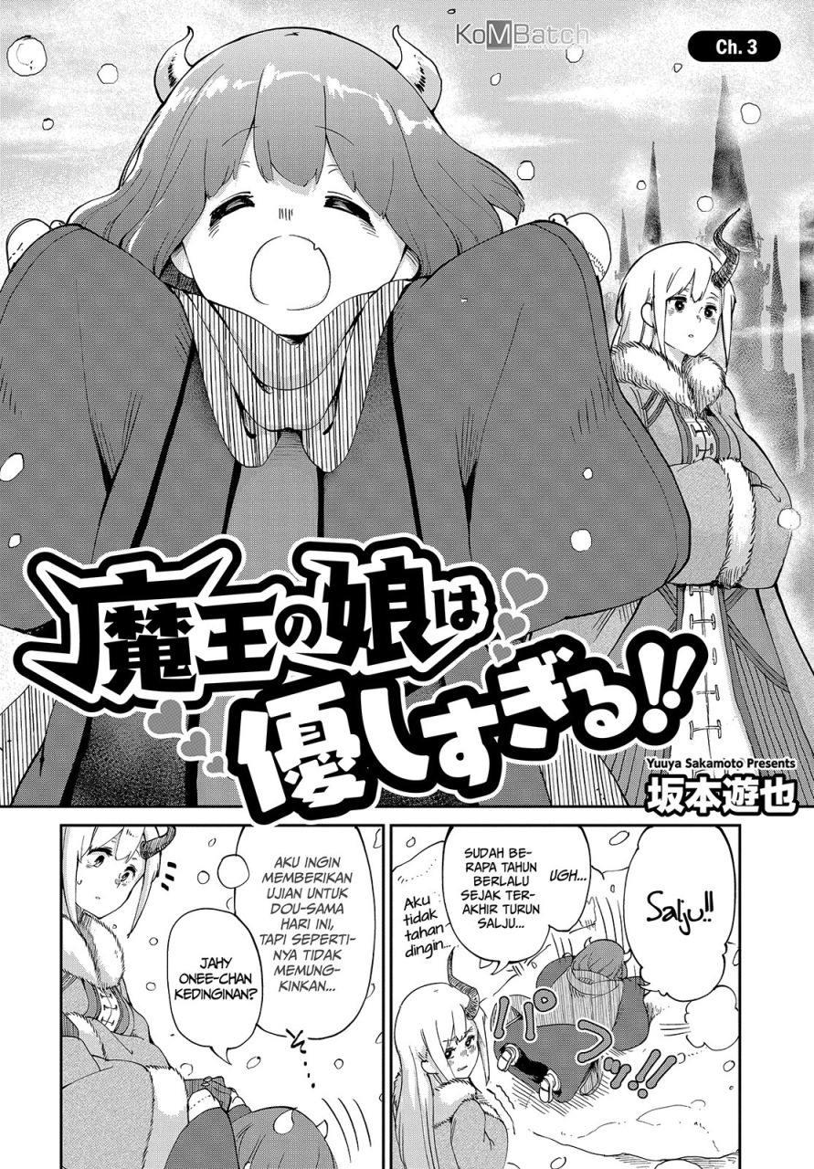 Maou no Musume wa Yasashi sugiru!! Chapter 03 Bahasa Indonesia
