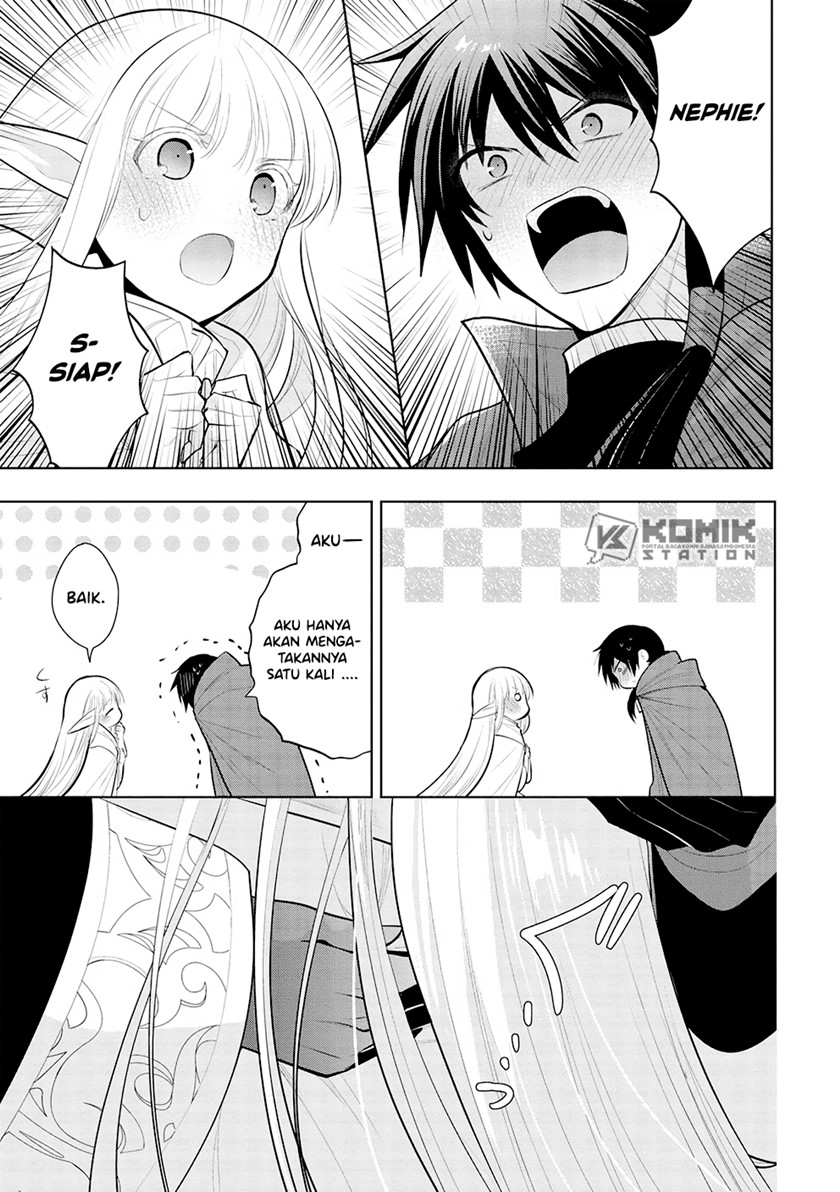 Maou no Ore ga Dorei Elf wo Yome ni Shitanda ga, Dou Medereba Ii? Chapter 50 Bahasa Indonesia