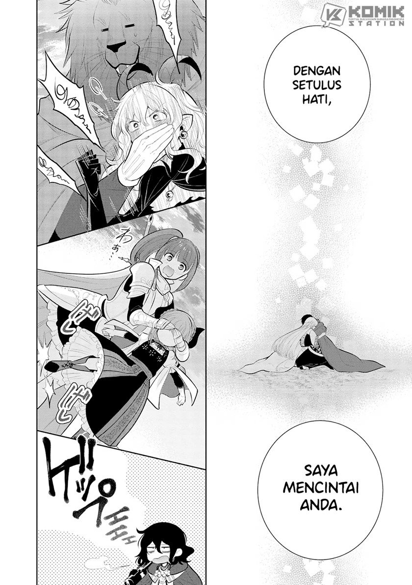 Maou no Ore ga Dorei Elf wo Yome ni Shitanda ga, Dou Medereba Ii? Chapter 50 Bahasa Indonesia