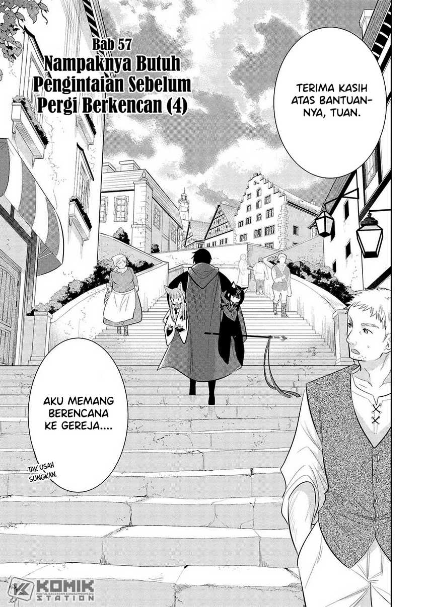 Maou no Ore ga Dorei Elf wo Yome ni Shitanda ga, Dou Medereba Ii? Chapter 57 Bahasa Indonesia
