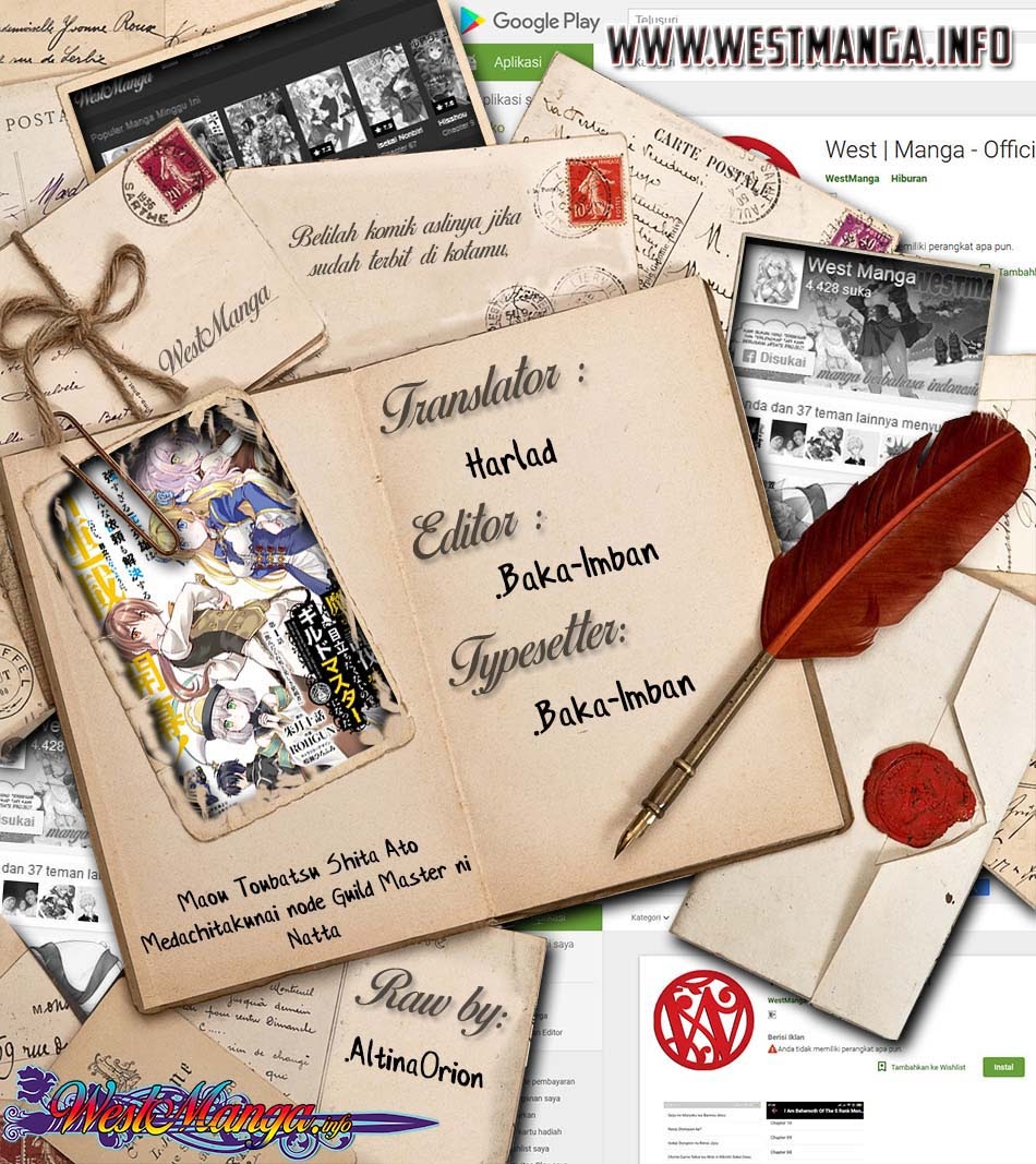 Maou Toubatsu Shita Ato, Medachitakunai node Guild Master ni Natta chapter 6