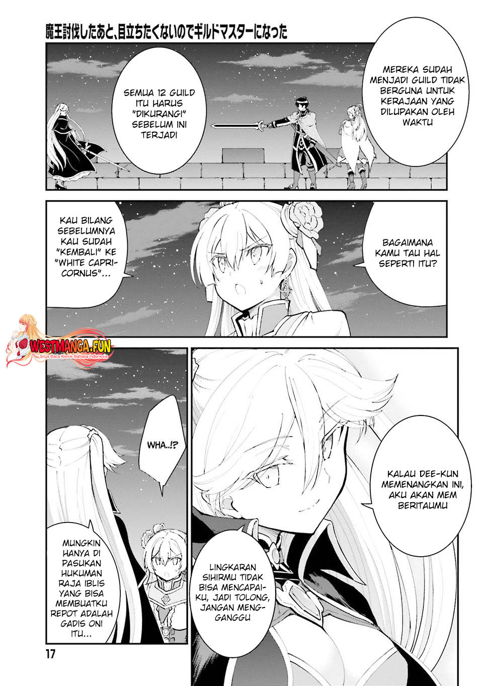 Maou Toubatsu Shita Ato, Medachitakunai node Guild Master ni Natta Chapter 32 Bahasa Indonesia