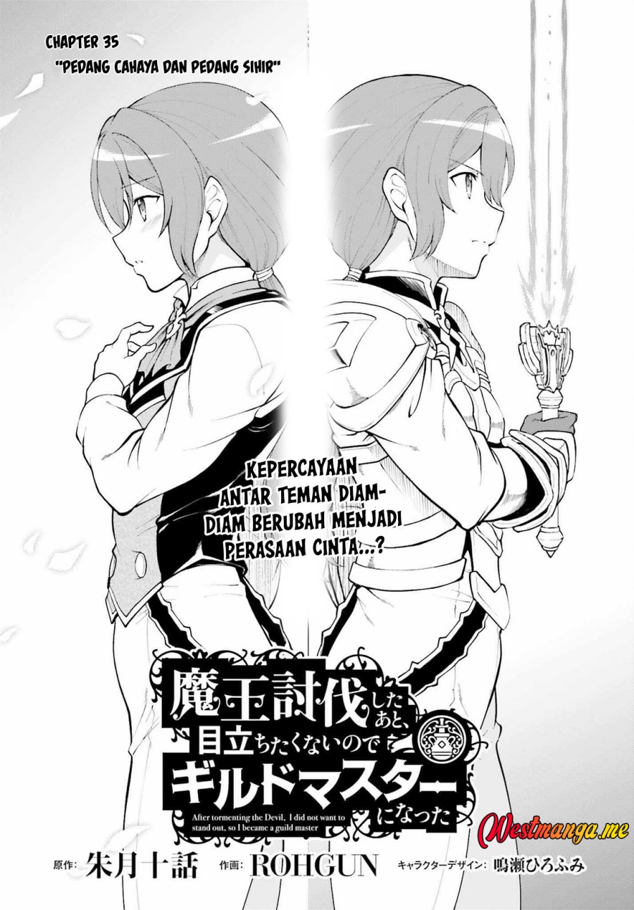 Maou Toubatsu Shita Ato, Medachitakunai node Guild Master ni Natta chapter 35