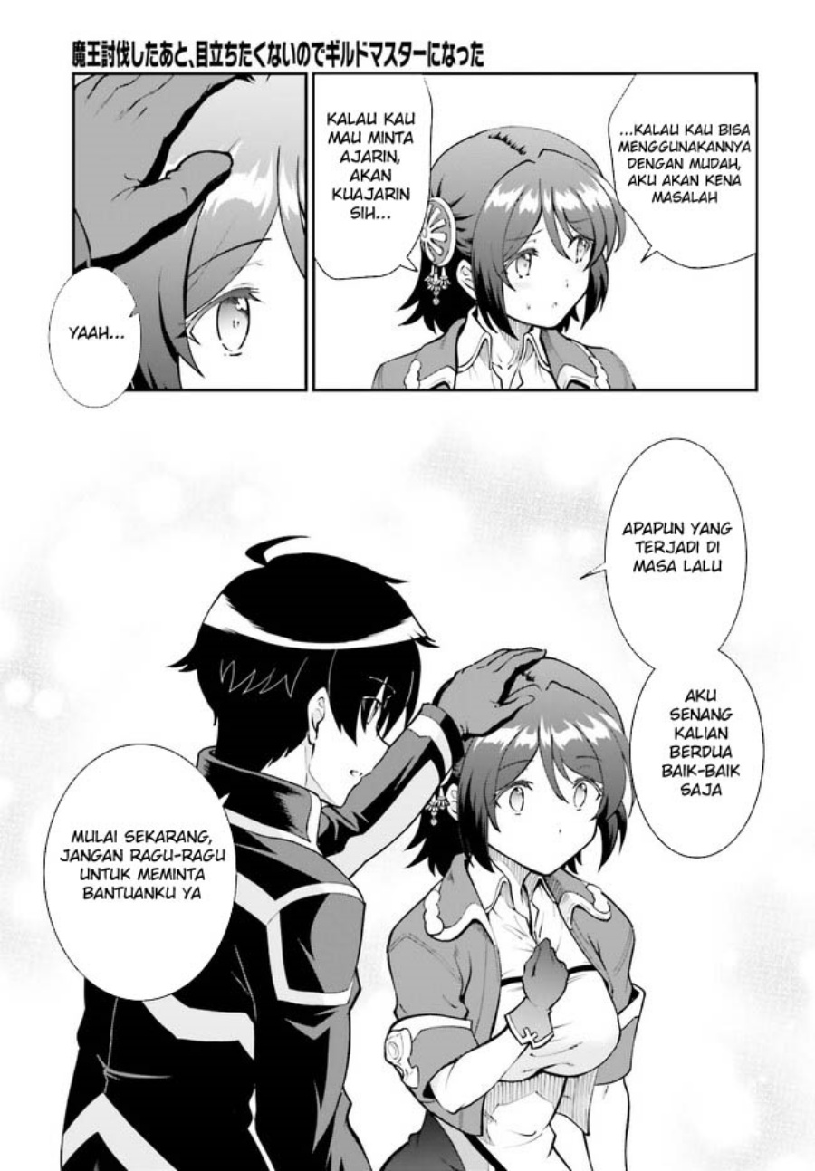 Maou Toubatsu Shita Ato, Medachitakunai node Guild Master ni Natta Chapter 46 Bahasa Indonesia