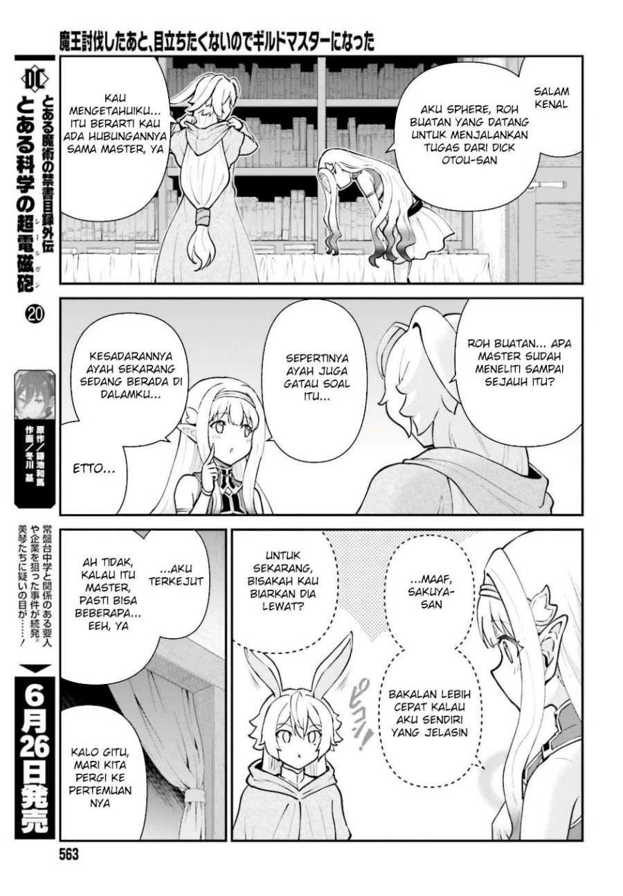 Maou Toubatsu Shita Ato, Medachitakunai node Guild Master ni Natta Chapter 64 Bahasa Indonesia