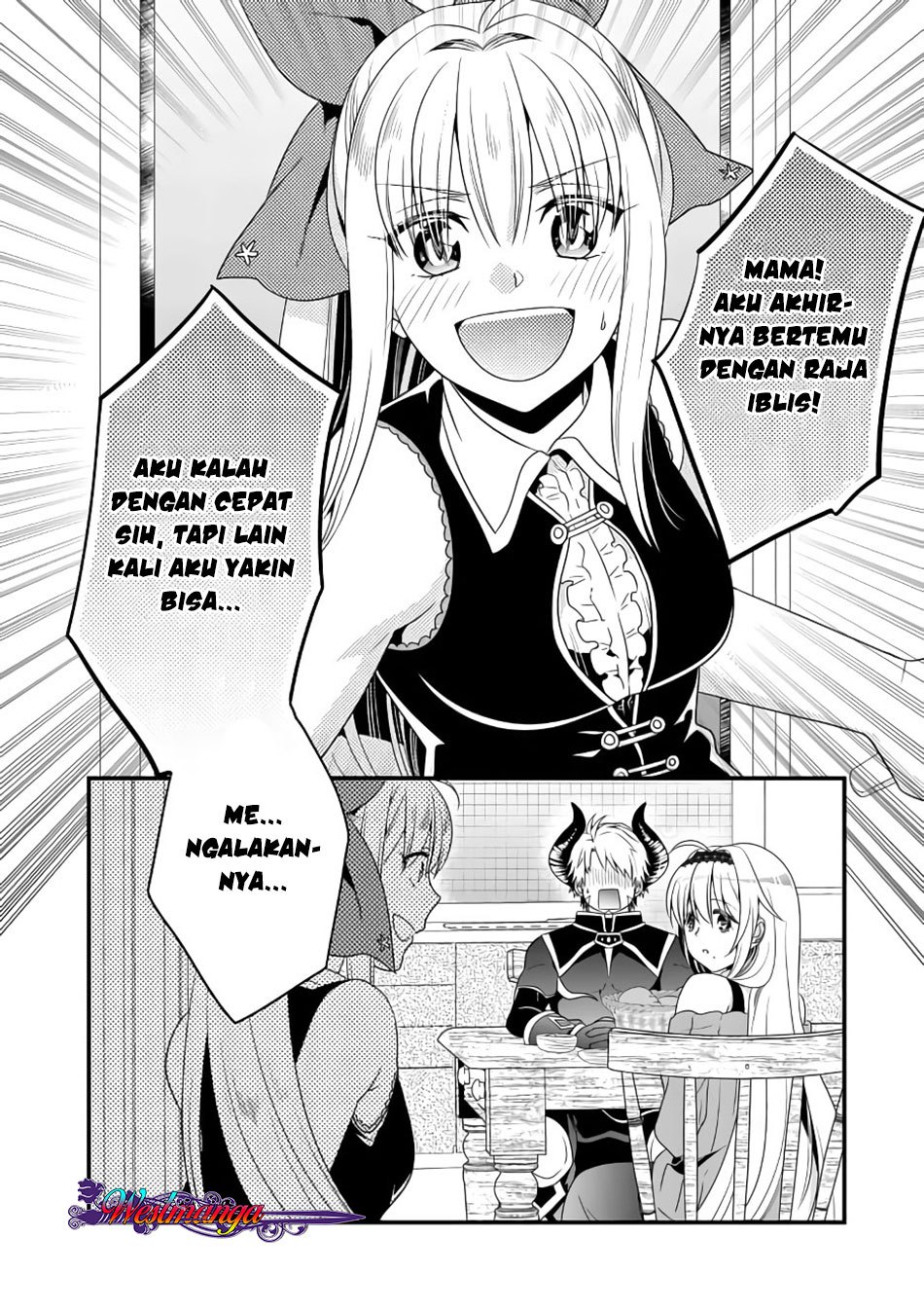 Maou desu Onna Yuusha no Hahaoya to Saikon Shita no de Onna Yuusha ga Giri no Musume ni Narimashita chapter 2