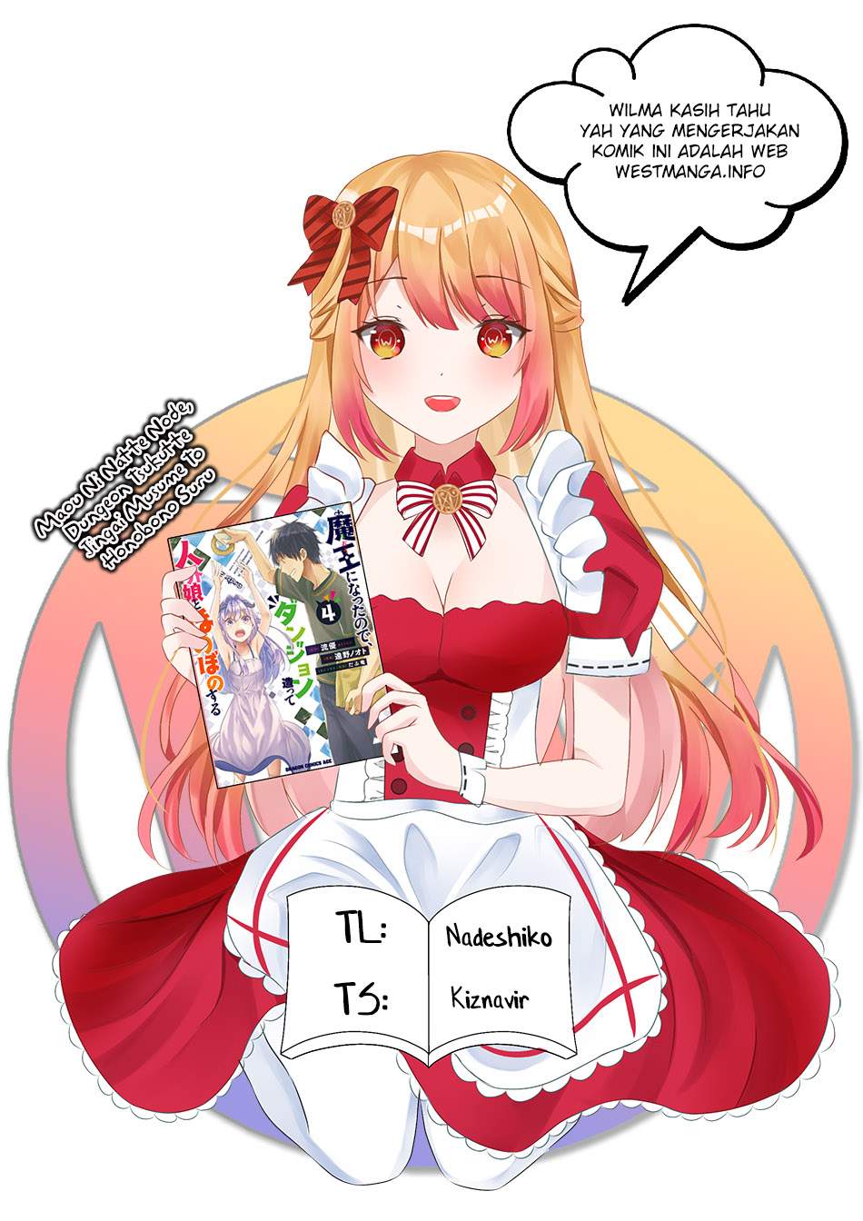 Maou ni Natte node – Dungeon Tsukutte Jingai Musume to Honobono suru Chapter 57.1 Bahasa Indonesia