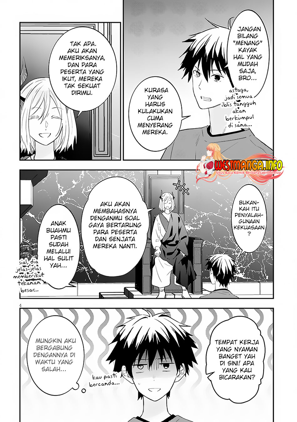 Maou ni Natte node – Dungeon Tsukutte Jingai Musume to Honobono suru Chapter 57.1 Bahasa Indonesia