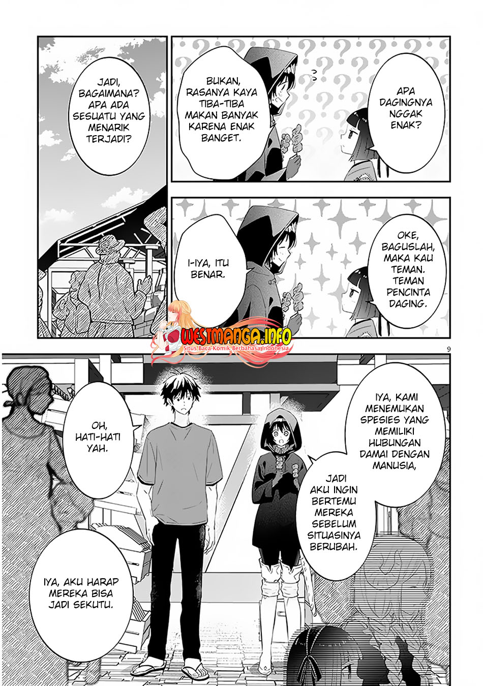 Maou ni Natte node – Dungeon Tsukutte Jingai Musume to Honobono suru Chapter 57.1 Bahasa Indonesia