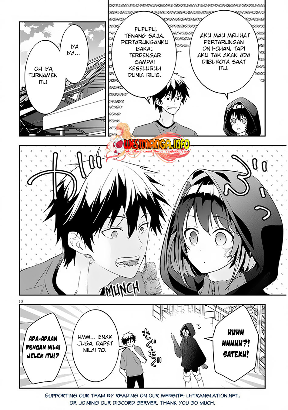 Maou ni Natte node – Dungeon Tsukutte Jingai Musume to Honobono suru Chapter 57.1 Bahasa Indonesia