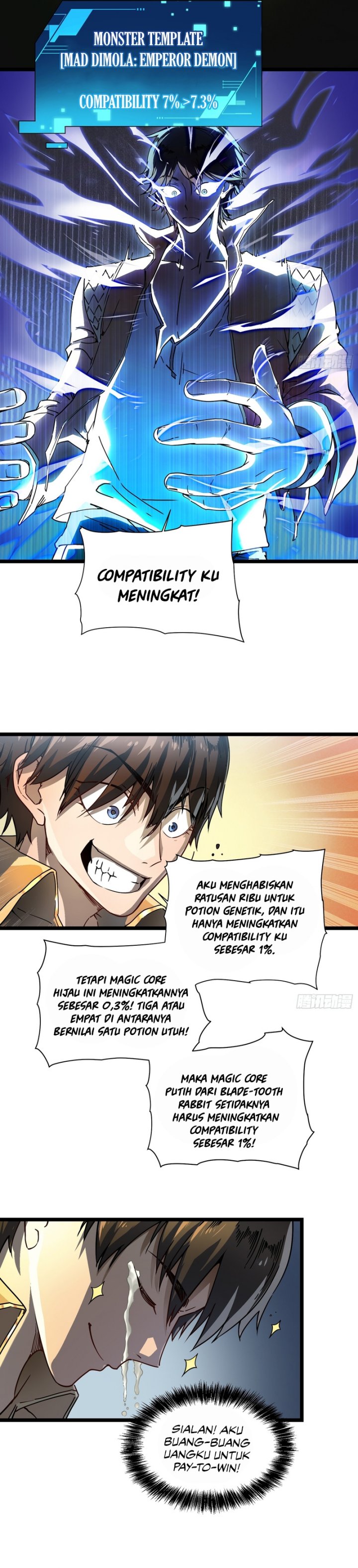 Martial Evolution: Start by Awakening the King of Monsters Chapter 03 Bahasa Indonesia