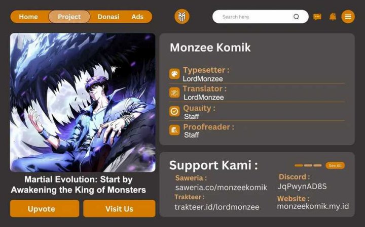Martial Evolution: Start by Awakening the King of Monsters chapter 37
