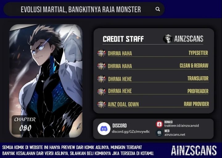 Martial Evolution: Start by Awakening the King of Monsters (Ultimate Martial Evolution) Chapter 80 Bahasa Indonesia