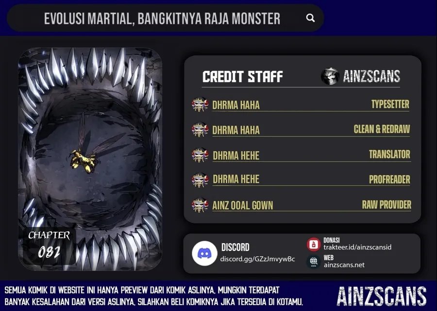 Martial Evolution: Start by Awakening the King of Monsters (Ultimate Martial Evolution) Chapter 82 Bahasa Indonesia