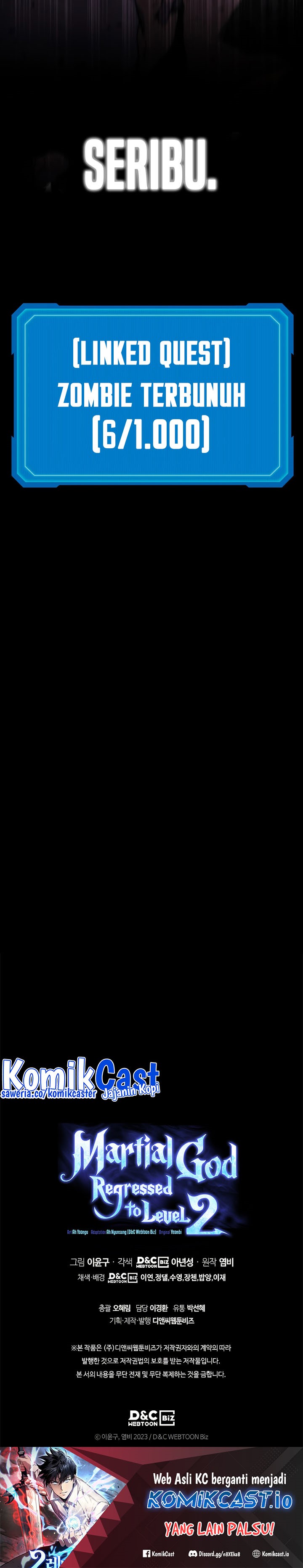 Martial God Regressed to Level 2 Chapter 06 Bahasa Indonesia