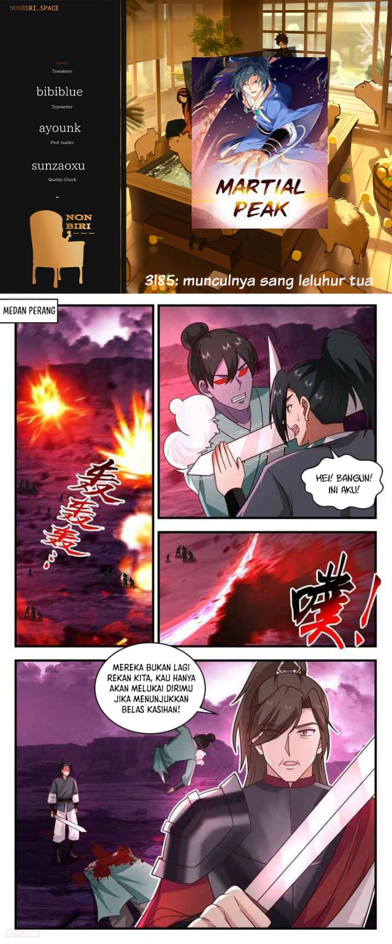 Martial Peak Chapter 3185 Bahasa Indonesia