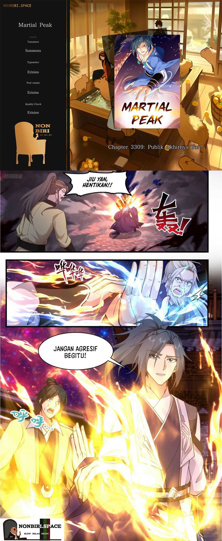 Martial Peak chapter 3309