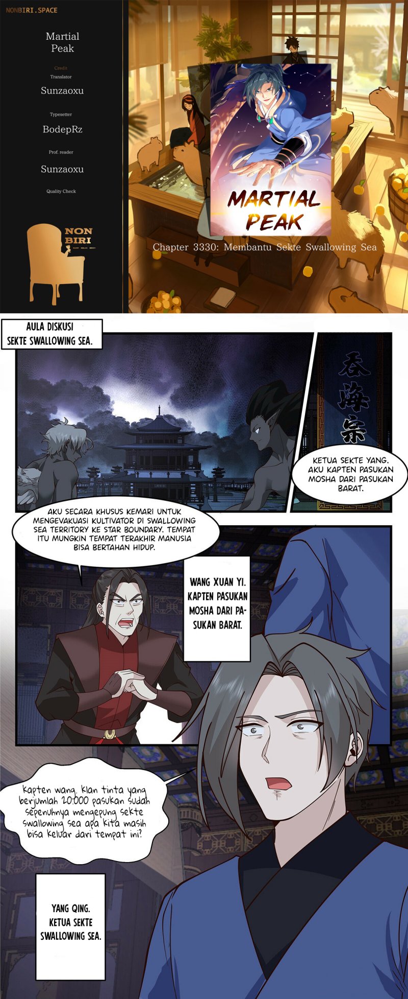 Martial Peak Chapter 3330 Bahasa Indonesia