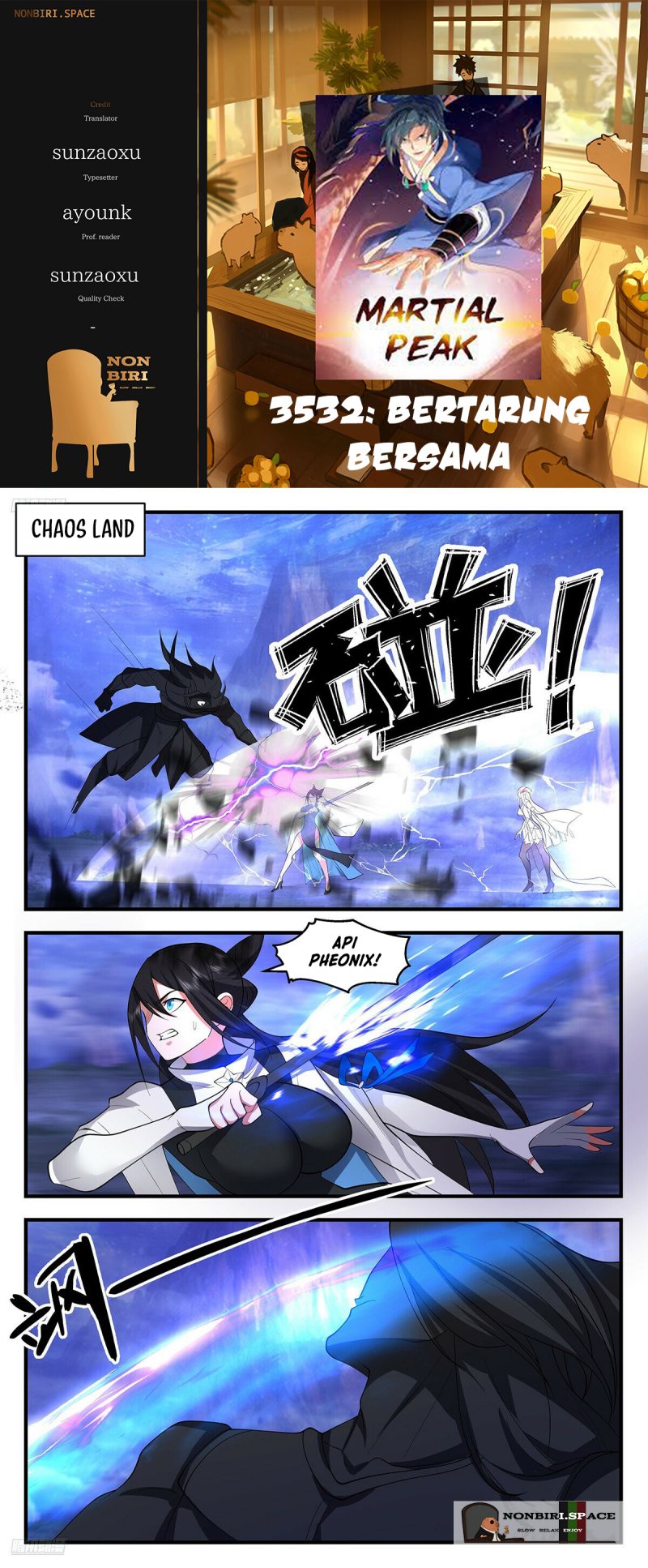Martial Peak Chapter 3532 Bahasa Indonesia