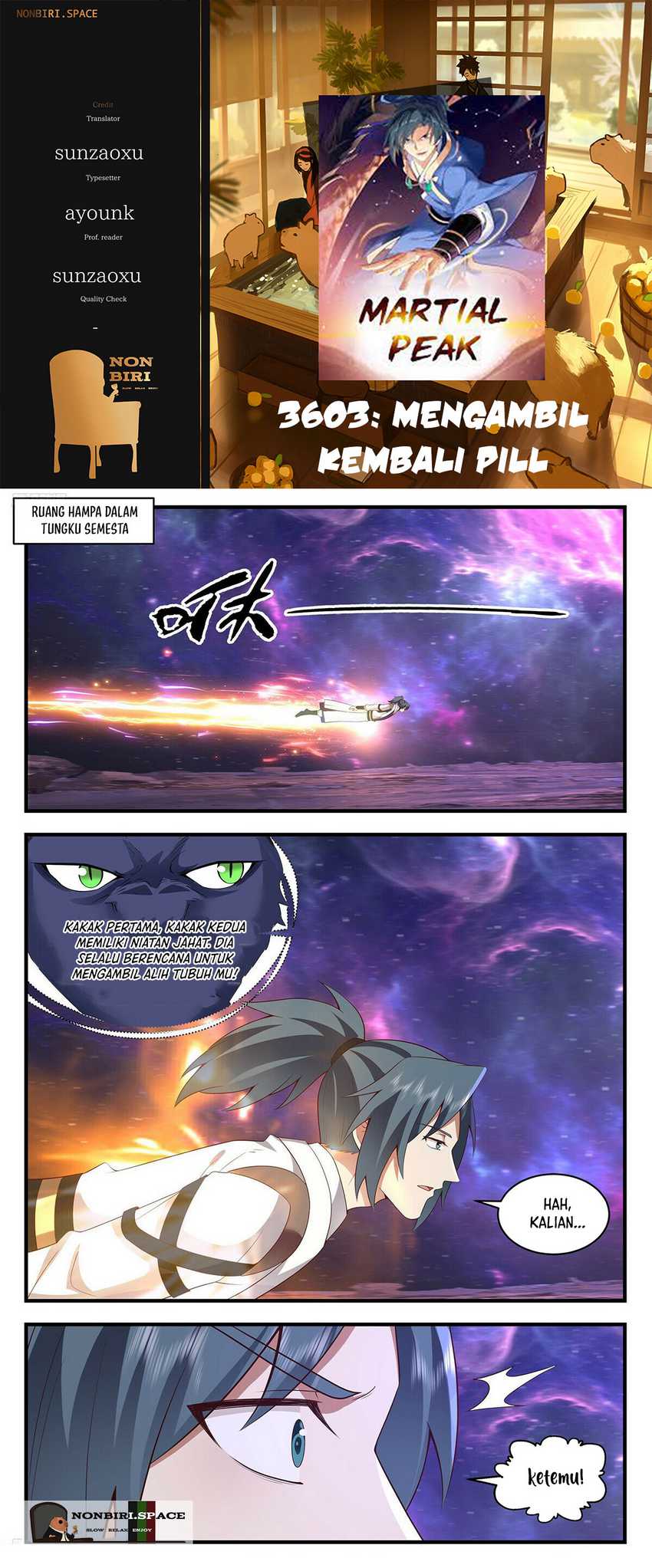Martial Peak Chapter 3603 Bahasa Indonesia