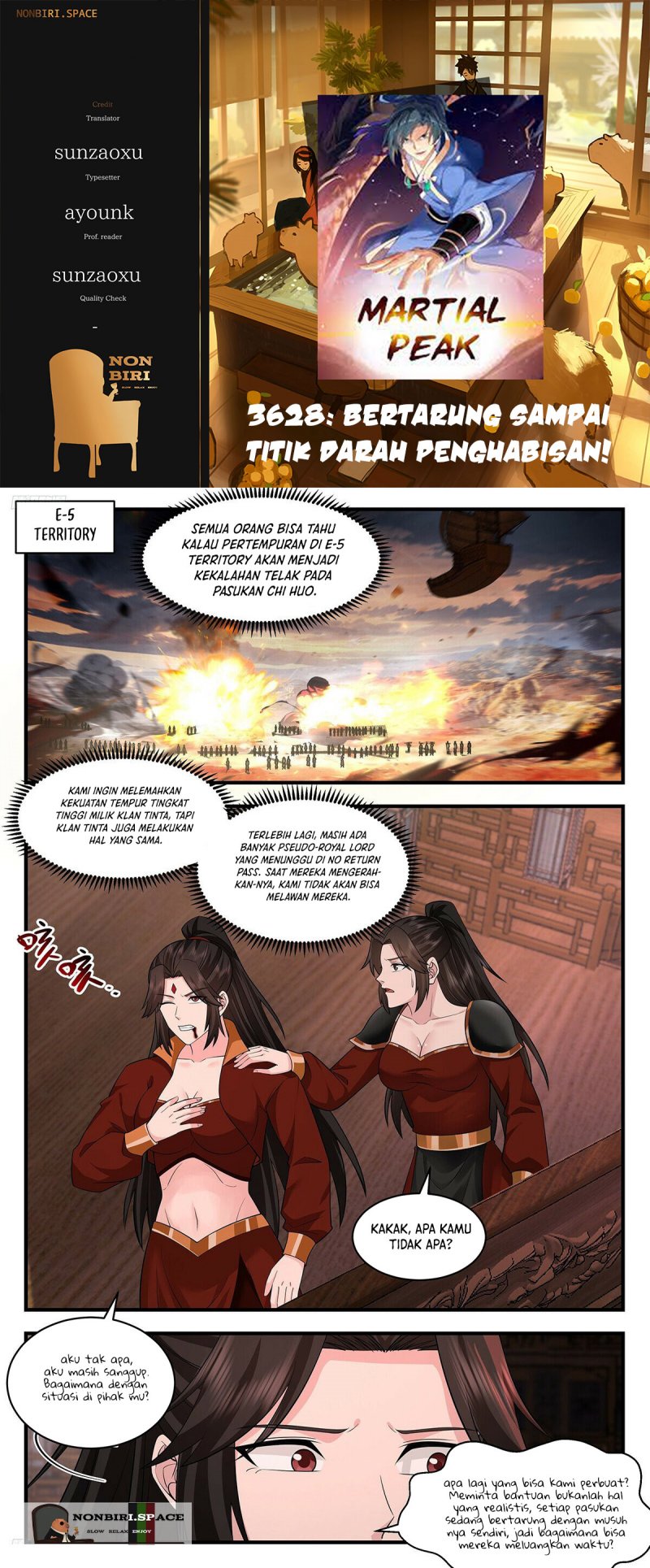 Martial Peak Chapter 3628 Bahasa Indonesia