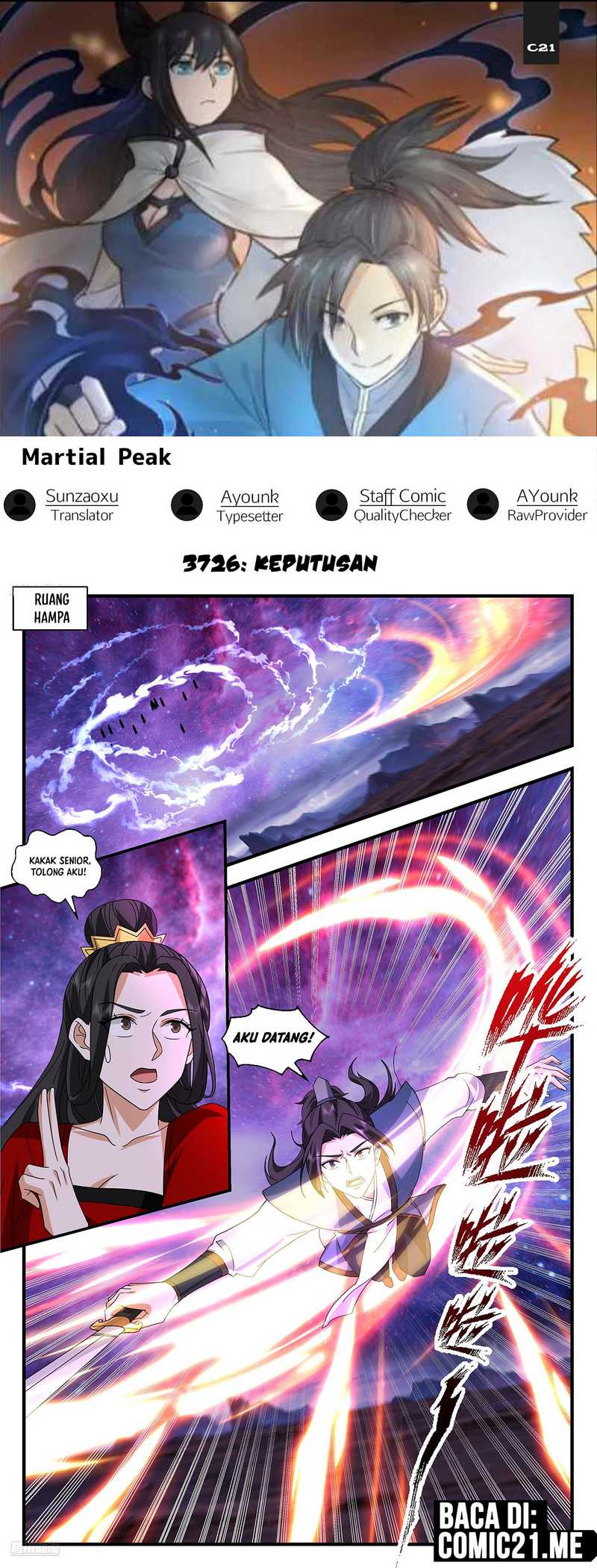 Martial Peak Chapter 3726 Bahasa Indonesia
