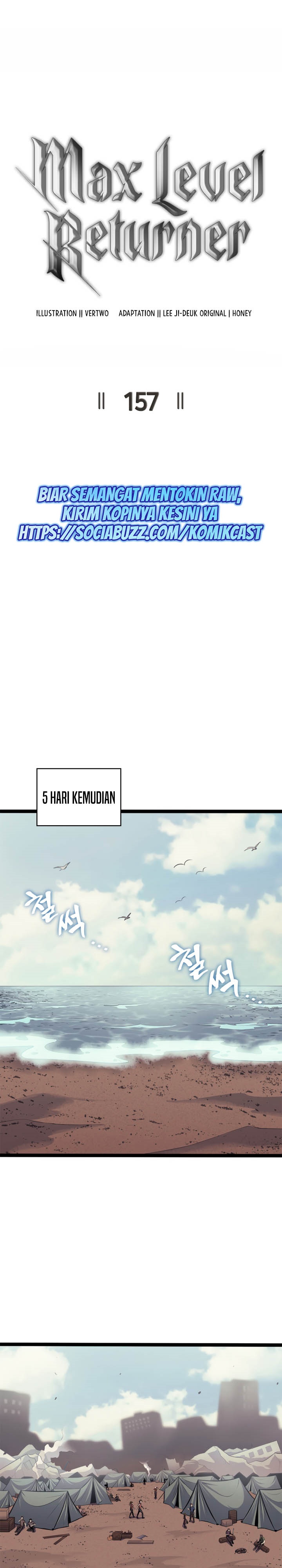 Highest Level Returnee (Max Level Returner) Chapter 157 Bahasa Indonesia
