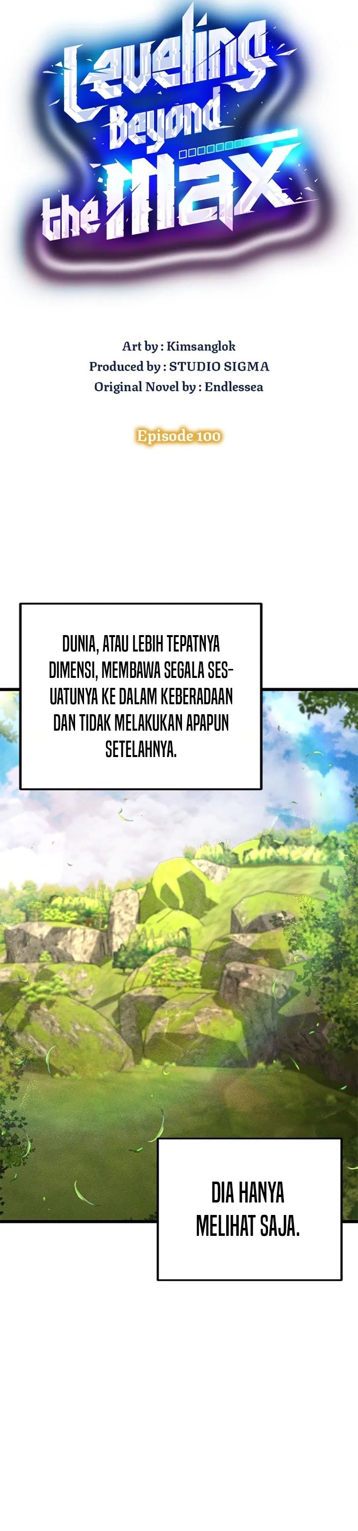 Maxed Out Leveling Chapter 100 Bahasa Indonesia