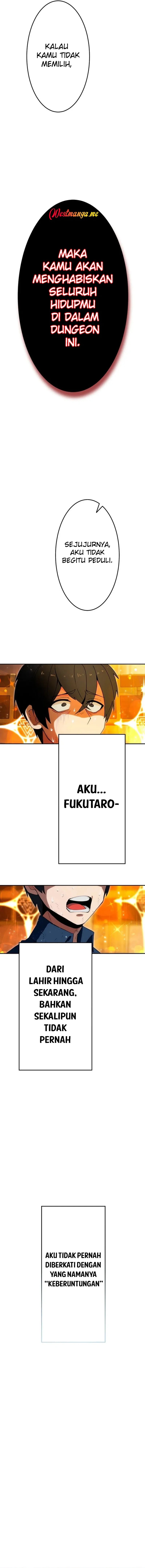 Maxed-Out Luck Overpower — The Unluckiest Adventurer Becomes the Strongest Through Reversed Stats! Chapter 01 Bahasa Indonesia