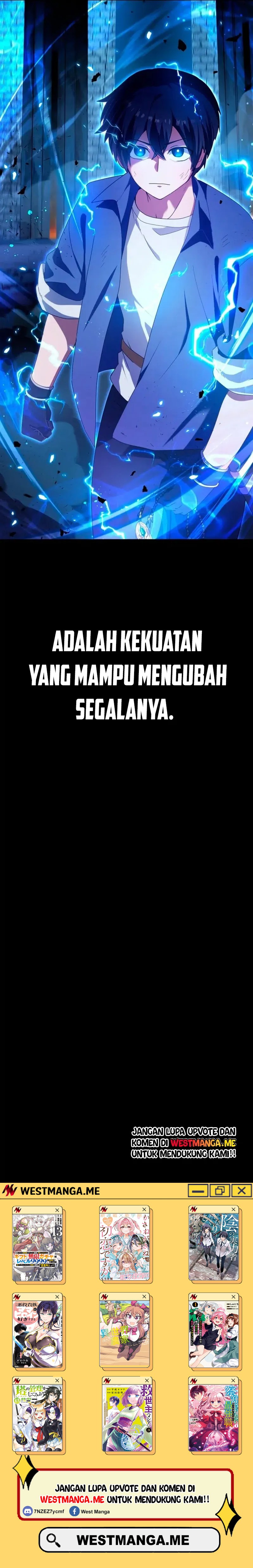 Maxed-Out Luck Overpower — The Unluckiest Adventurer Becomes the Strongest Through Reversed Stats! Chapter 01 Bahasa Indonesia