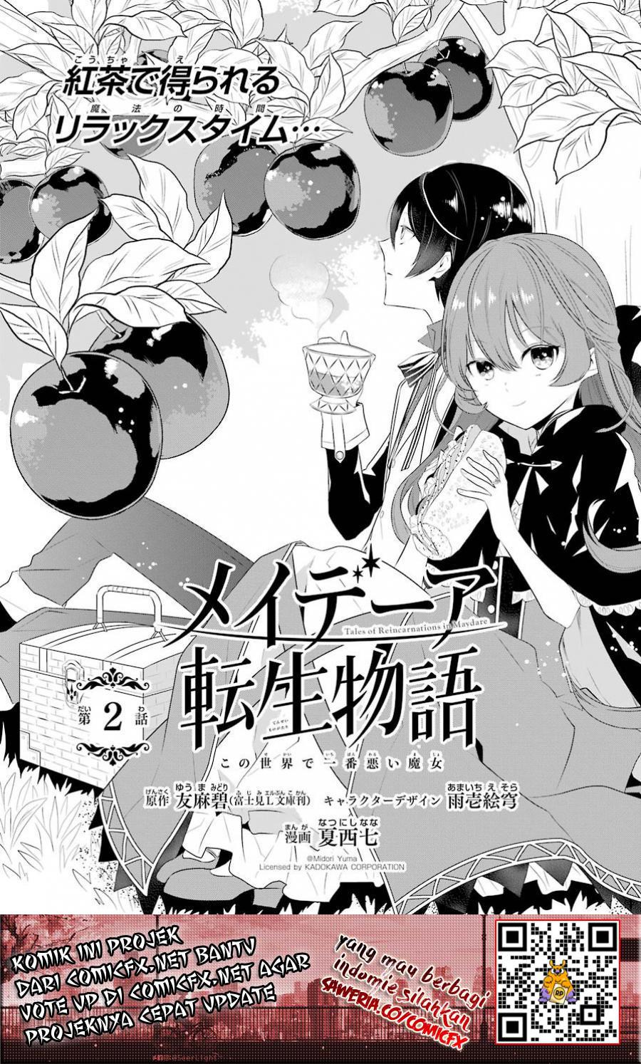Maydare Tensei Monogatari: Kono Sekai de Ichiban Warui Majo Chapter 02 Bahasa Indonesia
