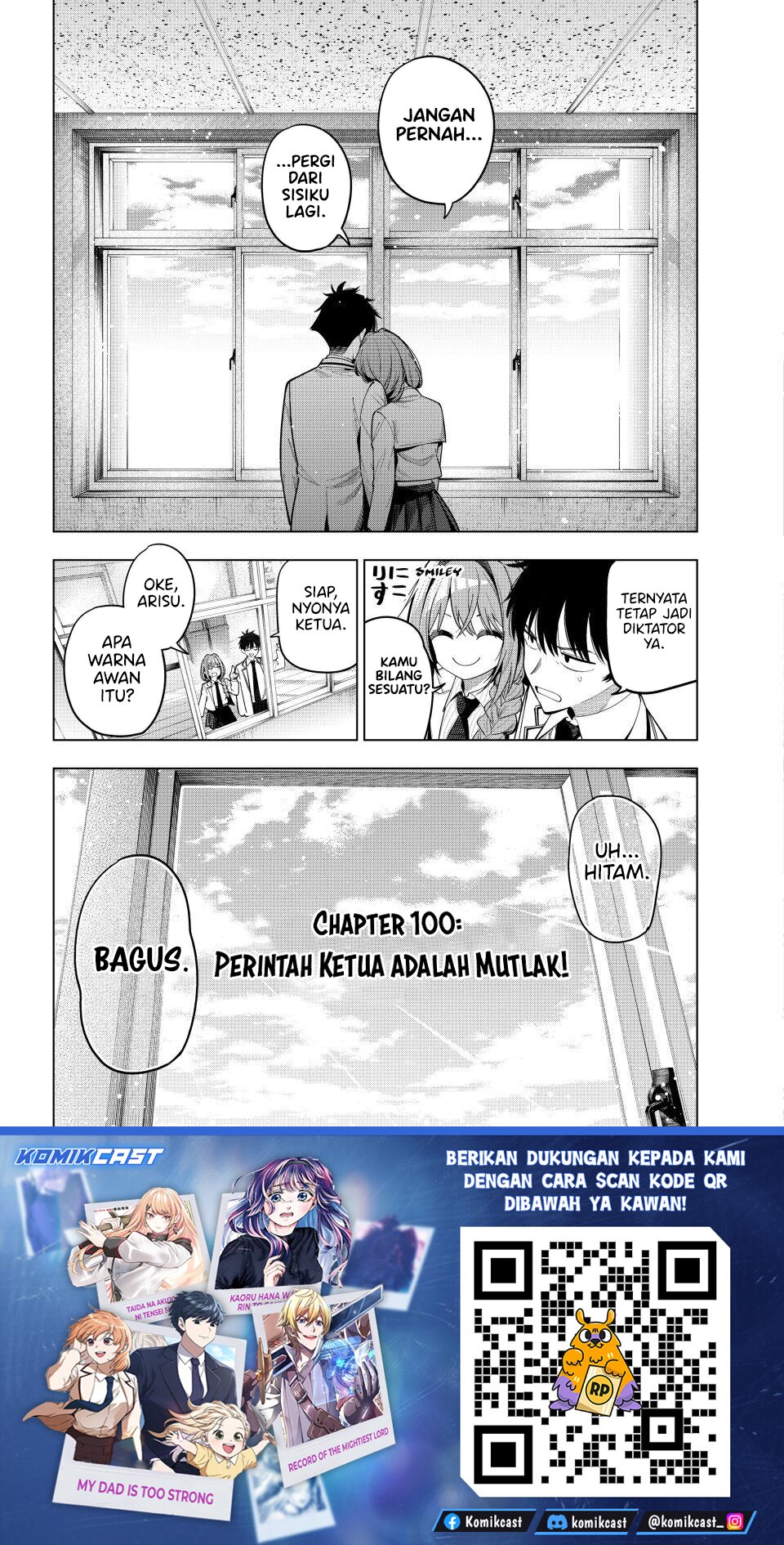 Mayonaka Heart Tune Chapter 100 Bahasa Indonesia