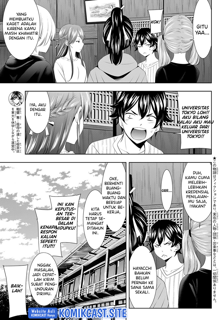 Megami no Kafeterasu (Goddess Café Terrace) Chapter 87 Bahasa Indonesia