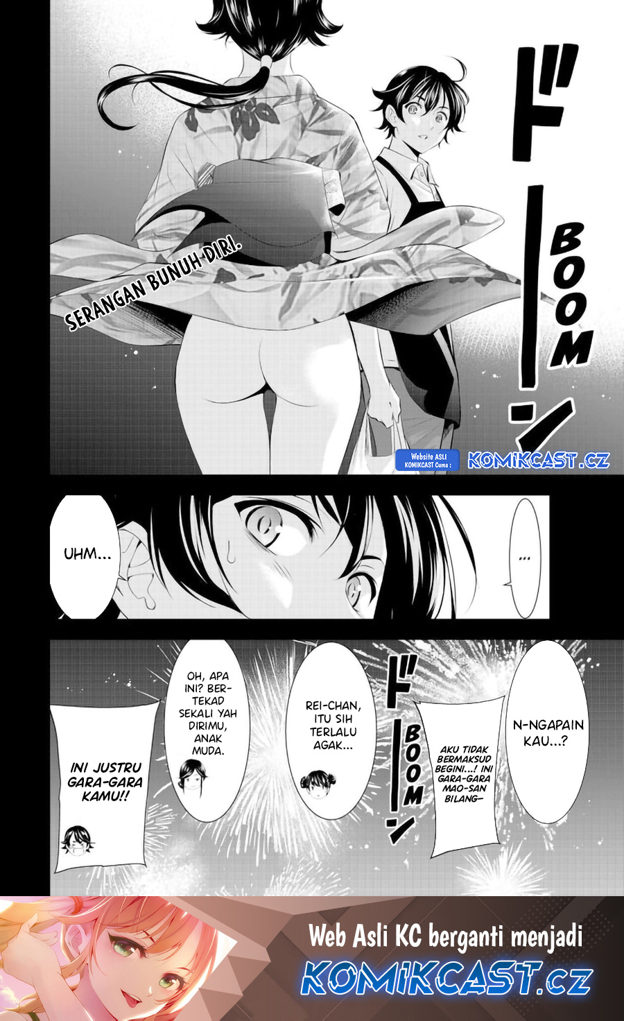 Megami no Kafeterasu (Goddess Café Terrace) Chapter 149 Bahasa Indonesia