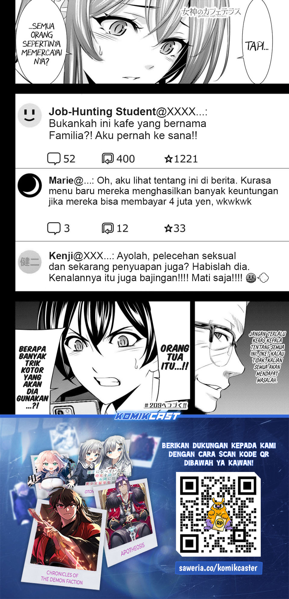Dilarang COPAS - situs resmi www.mangacanblog.com - Komik megami no kafeterasu goddess cafe terrace 208 - chapter 208 209 Indonesia megami no kafeterasu goddess cafe terrace 208 - chapter 208 Terbaru 18|Baca Manga Komik Indonesia|Mangacan