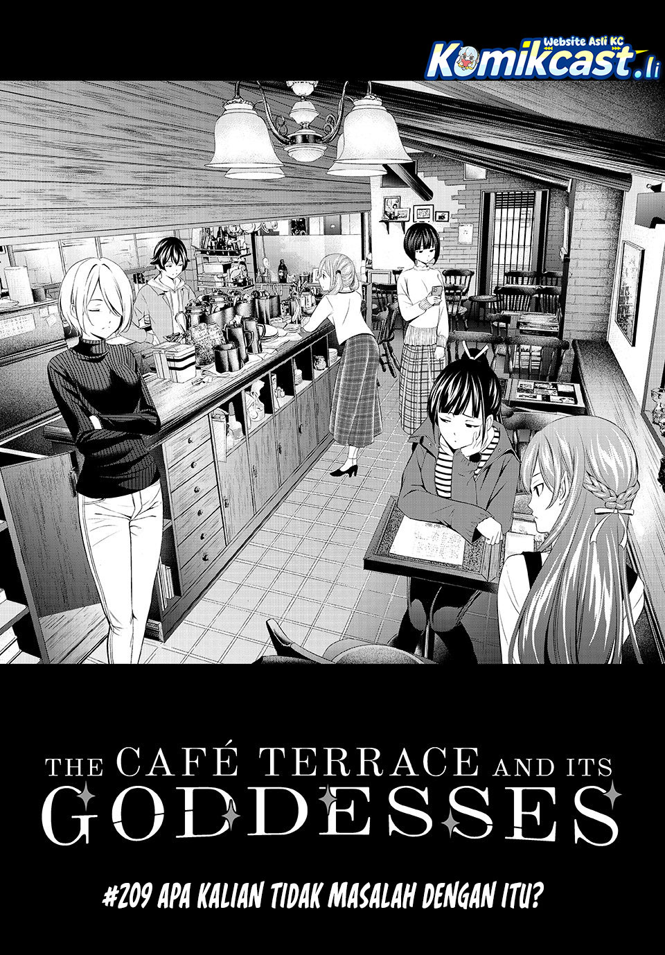 Megami no Kafeterasu (Goddess Café Terrace) Chapter 209 Bahasa Indonesia