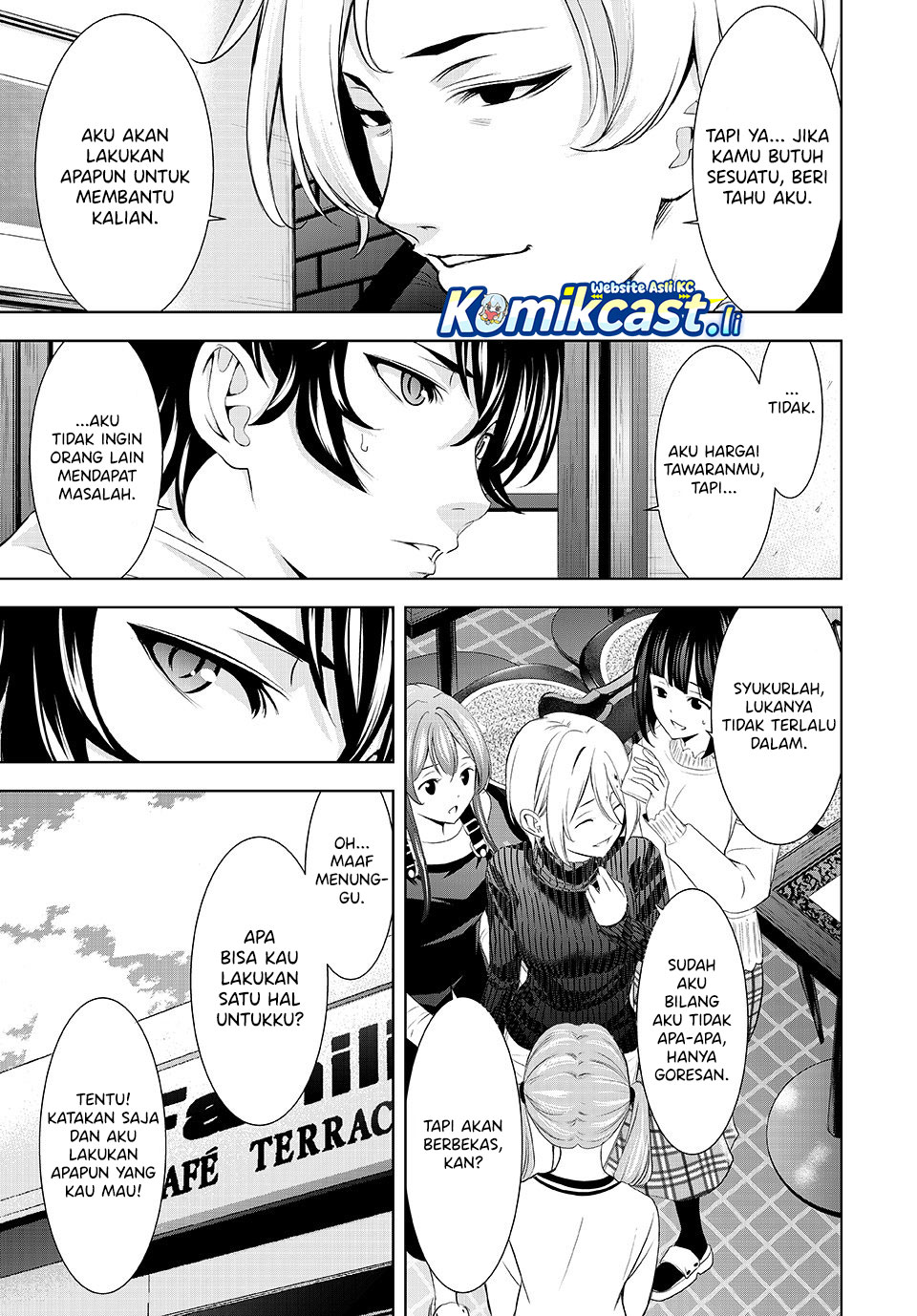 Megami no Kafeterasu (Goddess Café Terrace) Chapter 209 Bahasa Indonesia