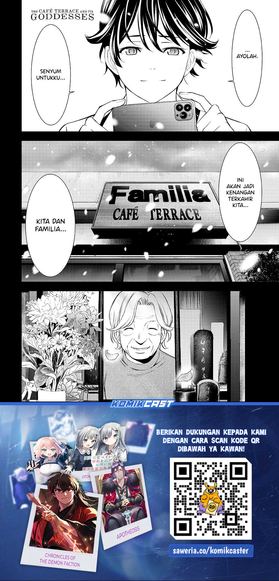 Megami no Kafeterasu (Goddess Café Terrace) Chapter 209 Bahasa Indonesia
