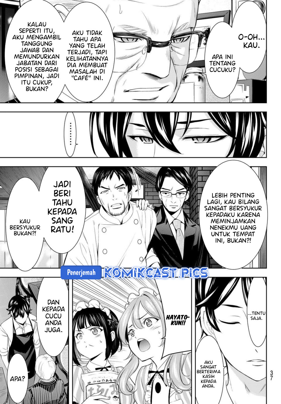 Megami no Kafeterasu (Goddess Café Terrace) Chapter 214 Bahasa Indonesia