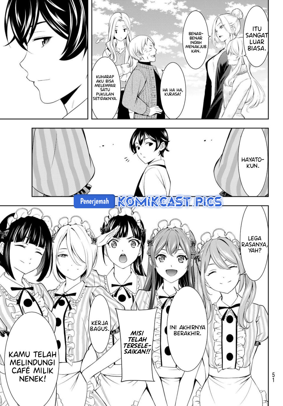 Megami no Kafeterasu (Goddess Café Terrace) Chapter 214 Bahasa Indonesia