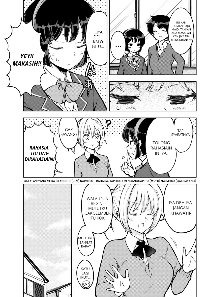 Meika-san Can’t Conceal Her Emotions Chapter 14 Bahasa Indonesia