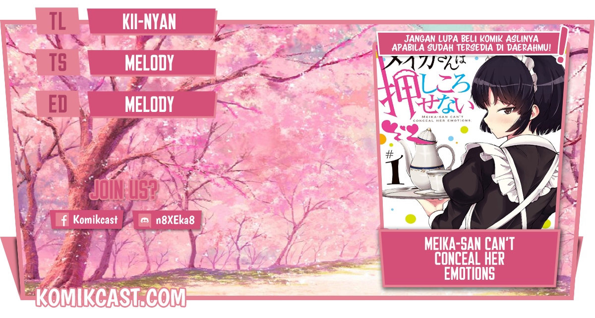 Meika-san Can’t Conceal Her Emotions Chapter 24 Bahasa Indonesia