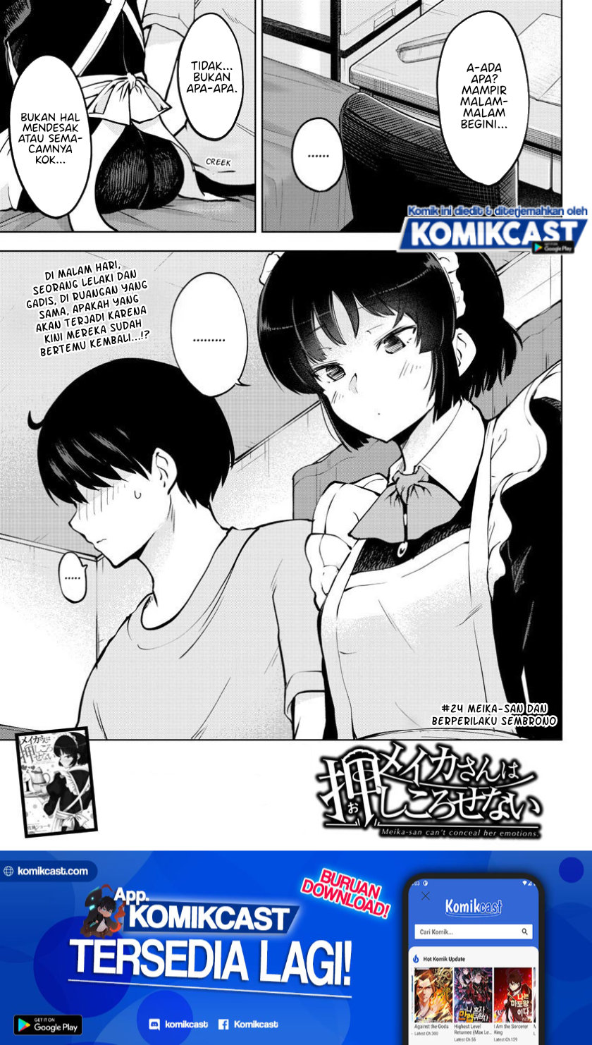 Meika-san Can’t Conceal Her Emotions Chapter 24 Bahasa Indonesia