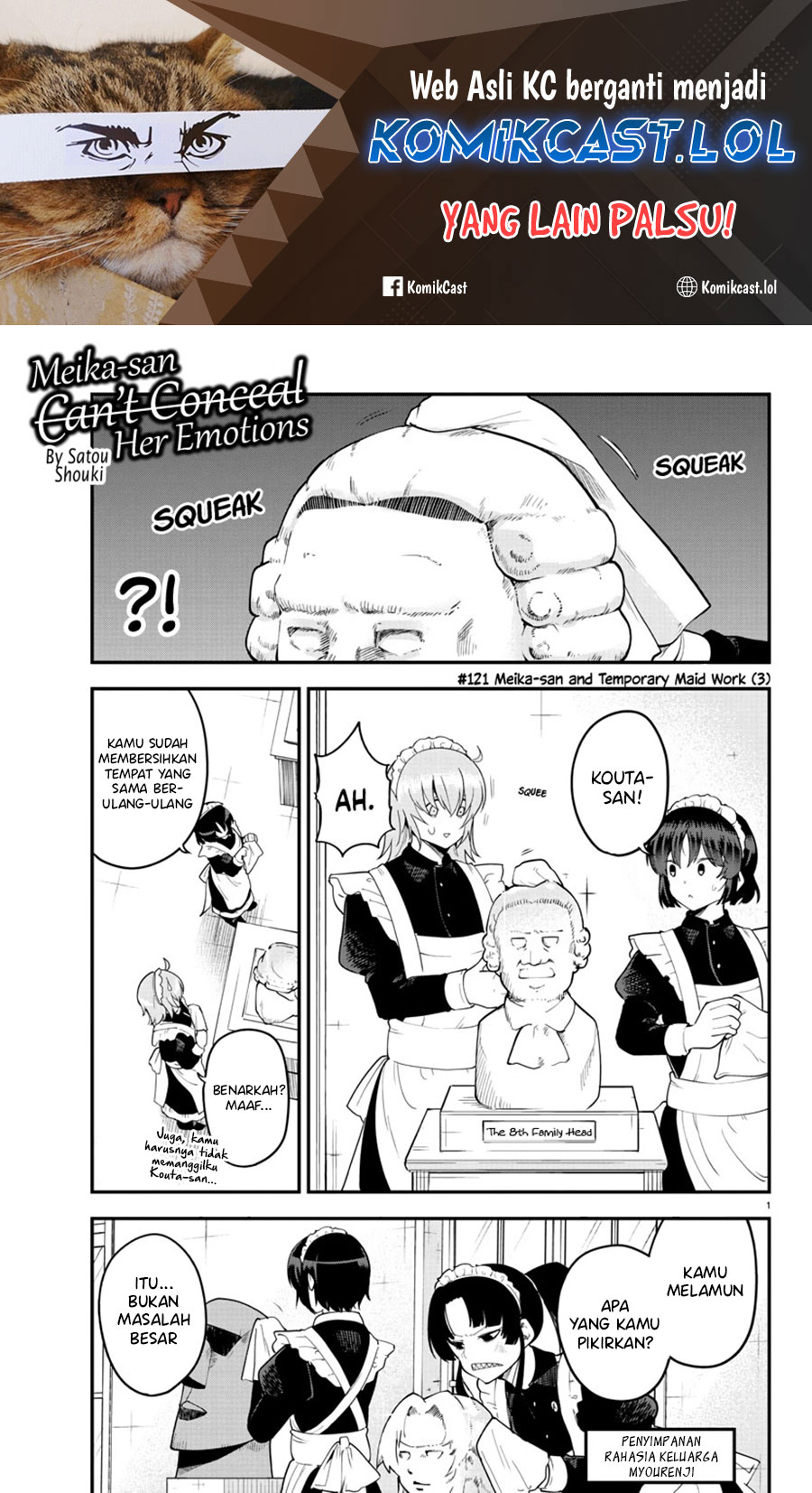 Meika-san Can’t Conceal Her Emotions Chapter 121 Bahasa Indonesia