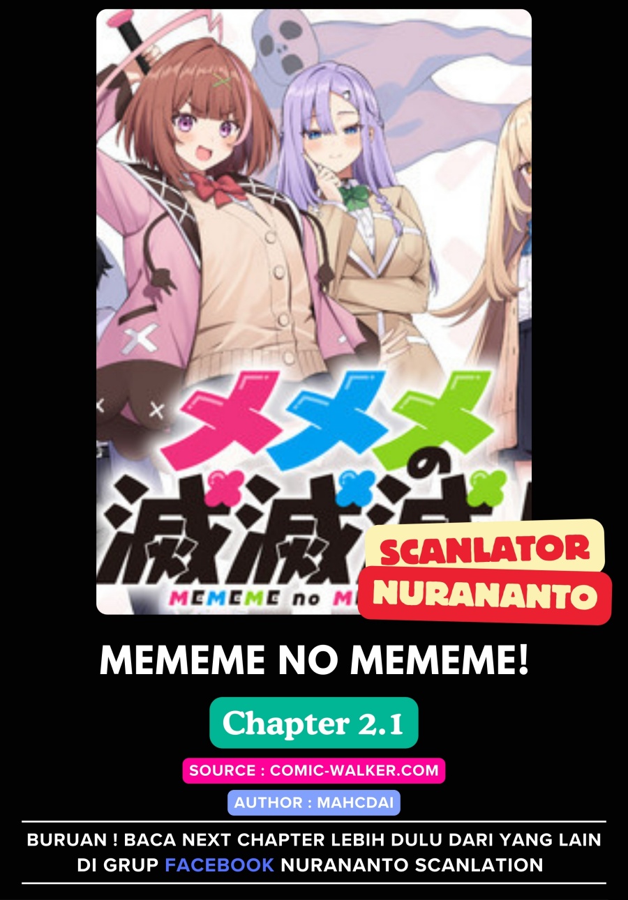 Mememe no Mememe Chapter 02.1 Bahasa Indonesia
