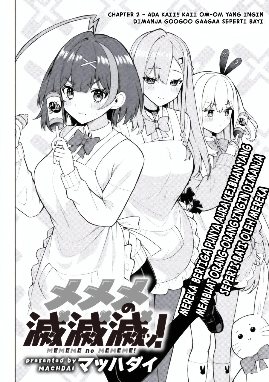 Mememe no Mememe Chapter 02.1 Bahasa Indonesia