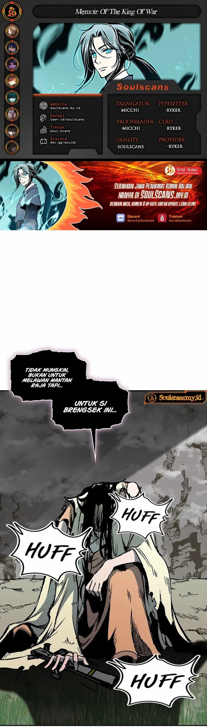 Memoir Of The King Of War Chapter 225 Bahasa Indonesia