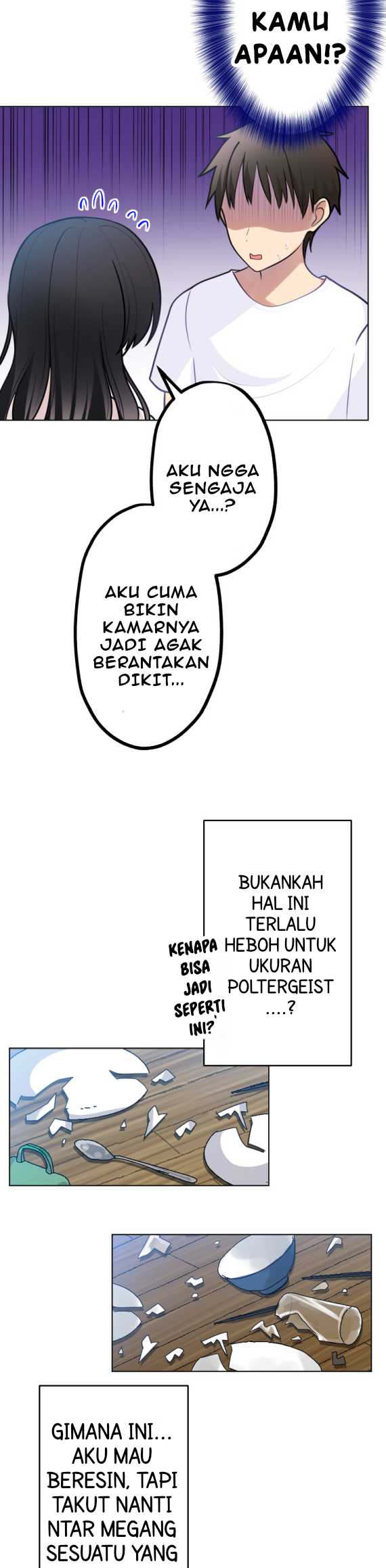 Mendokusai yūrei desu ga, watashi to koi shite kuremasu ka? Chapter 02 Bahasa Indonesia