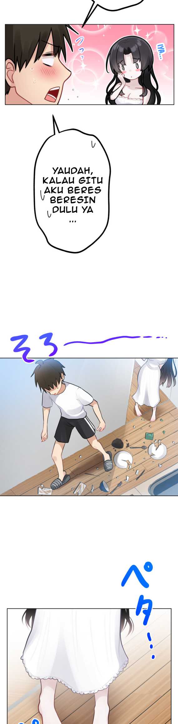 Mendokusai yūrei desu ga, watashi to koi shite kuremasu ka? Chapter 02 Bahasa Indonesia