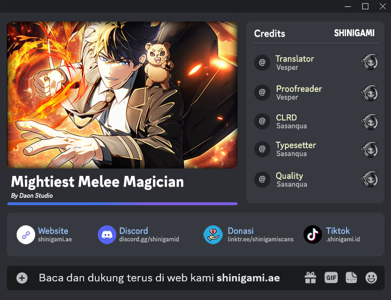 Mightiest Melee Magician Chapter 20 Bahasa Indonesia